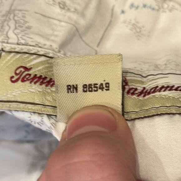 Tommy Bahama Men's TENCEL Relaxed Fit Chino Pants Stone Khaki Size 40 - Picture 7 of 8